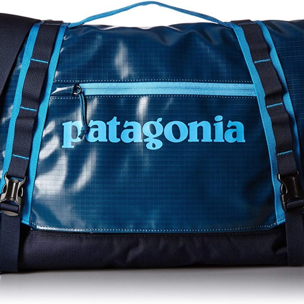 Patagonia Navy and Sky Blue Crossbody Bag